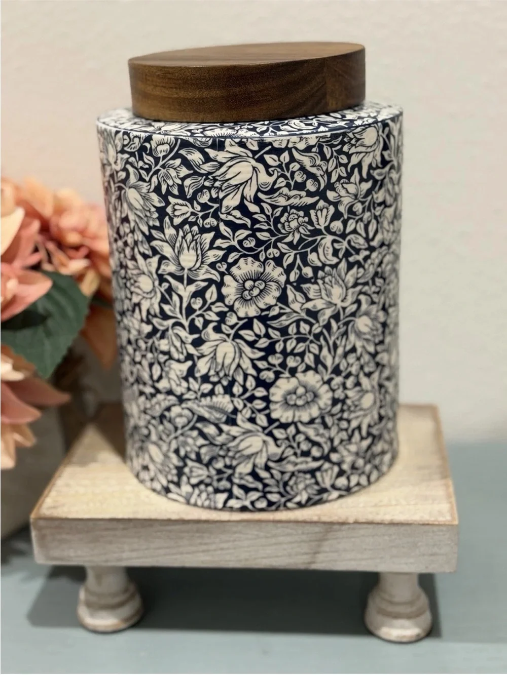 William Morris & Co Bluebell Pets Treat Jar Canister New